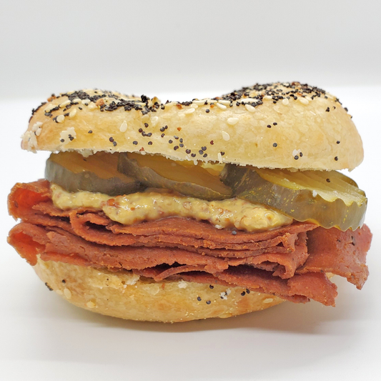 Classic Vegan Corned Beef Sandwich